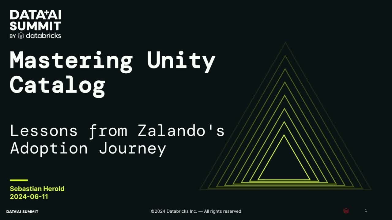 Mastering Unity Catalog: Lessons from Zalando's Adoption Journey