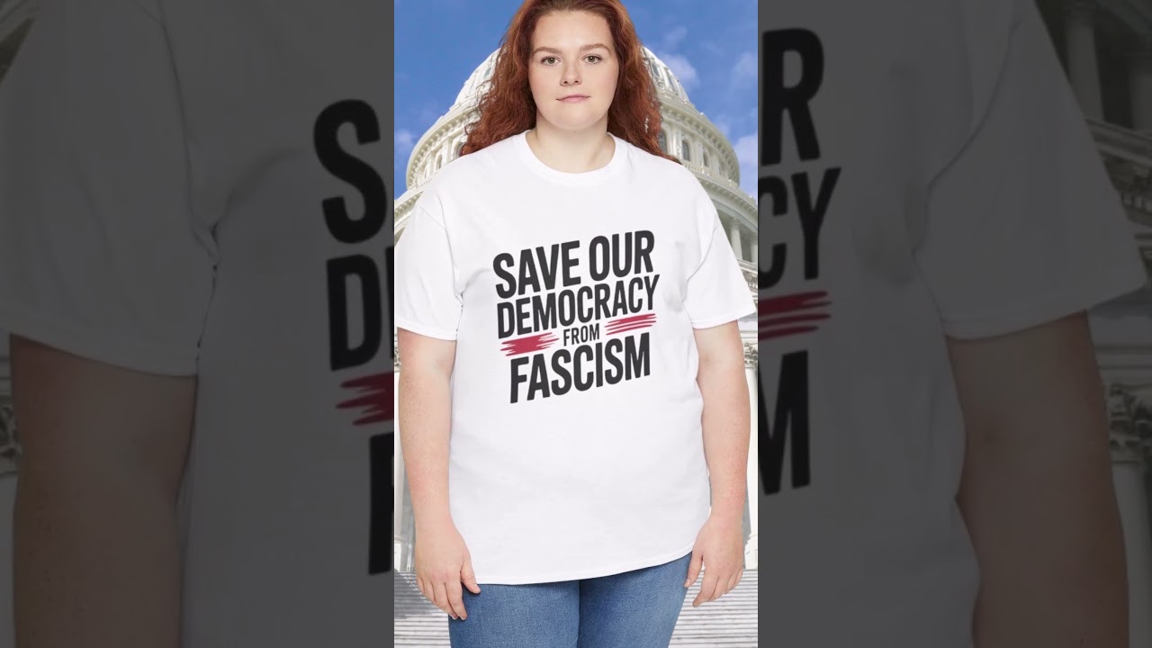 Save Our Democracy From Fascism Protest T-Shirt