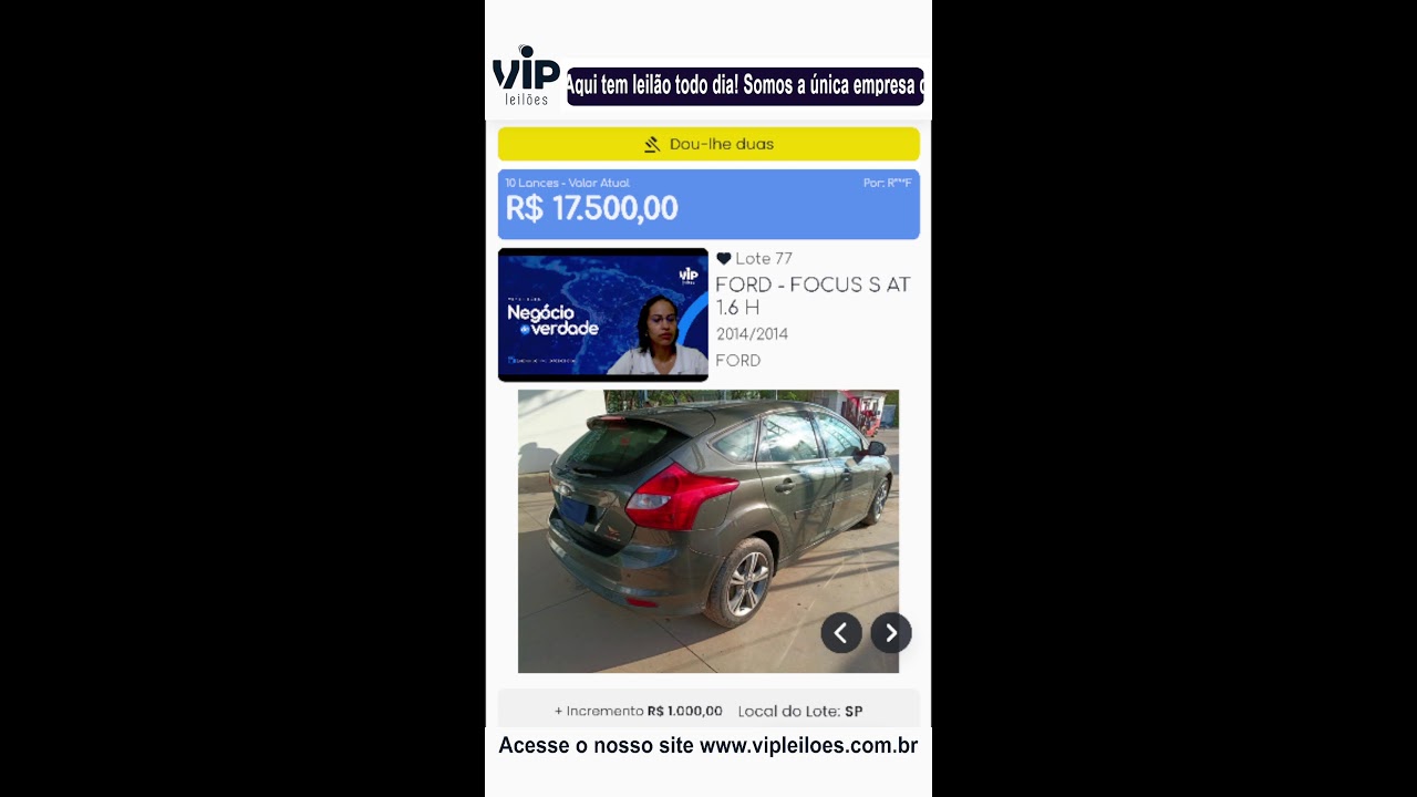 Vip Leilões convidou você