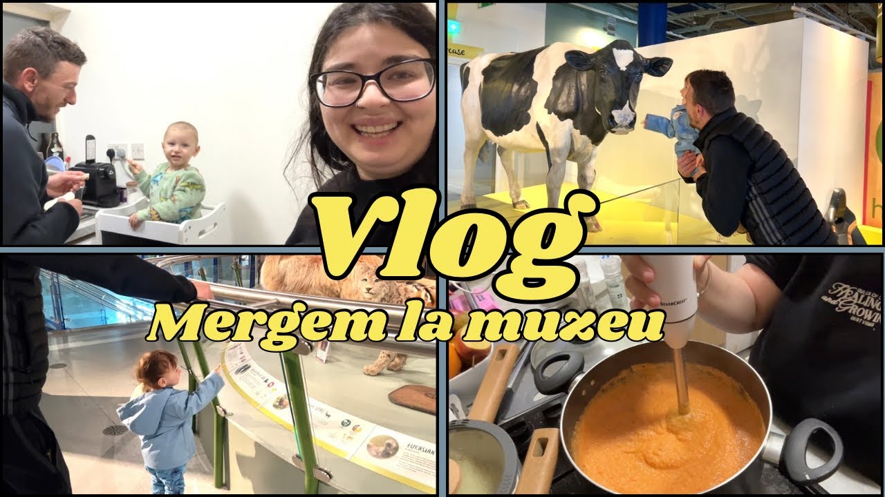 Vlog | Mergem la muzeul de știință cu Andy pentru prima dată! + îl tundem CHEL pe Andy 😱