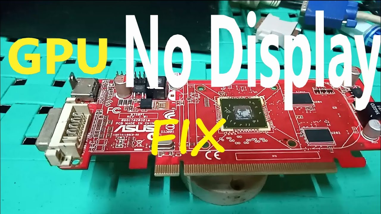 Video card no display,Black screen no picture, Fix Using Hot Air Method (Tagalog Tutorial)