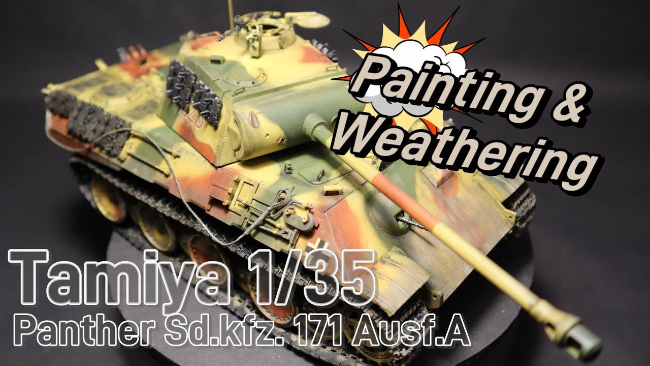 Panther Sd.kfz 171 Ausf.A | Tamiya 1/35 | Part 3 | #tamiya #scalemodel #panther