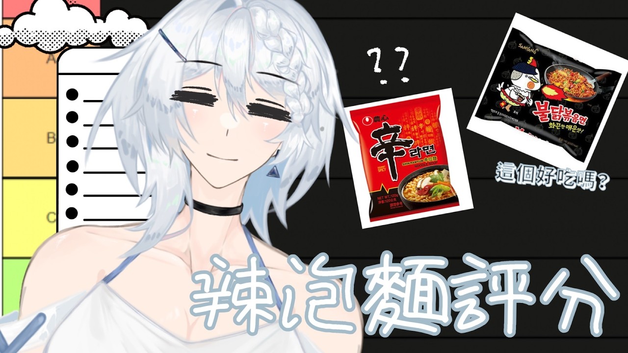 【辣泡麵排名】給泡麵們排名啦！喜歡泡麵的各位可以來一起討論愛吃的泡麵喔~💙｜阿卡洛亞Akra