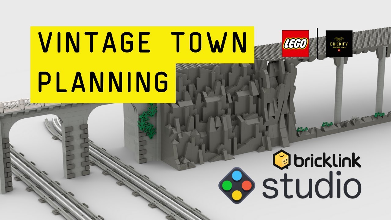 Designing My Vintage Lego Town Using BrickLink Studio