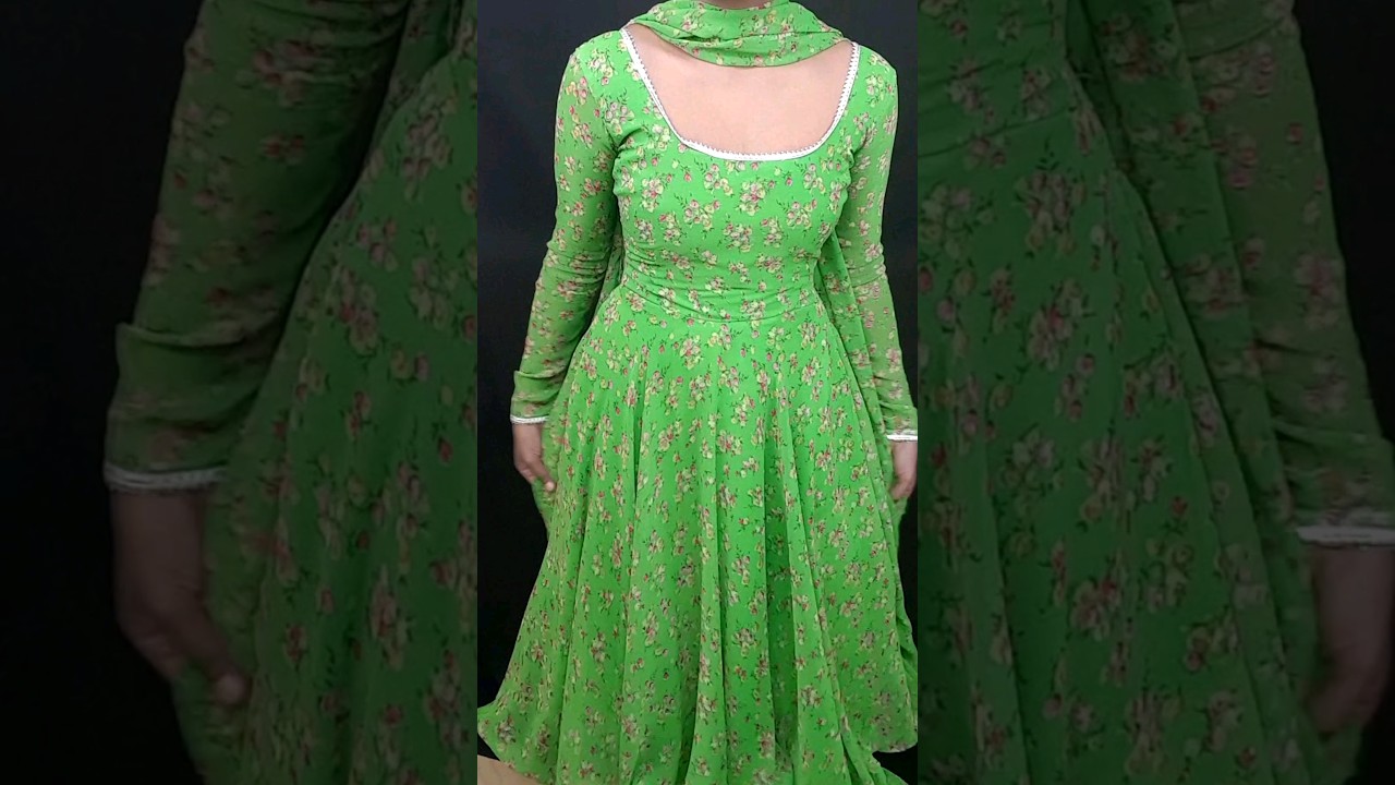 anarkali dress making on old saree #Anarkalicutting #oldsareereuseidea