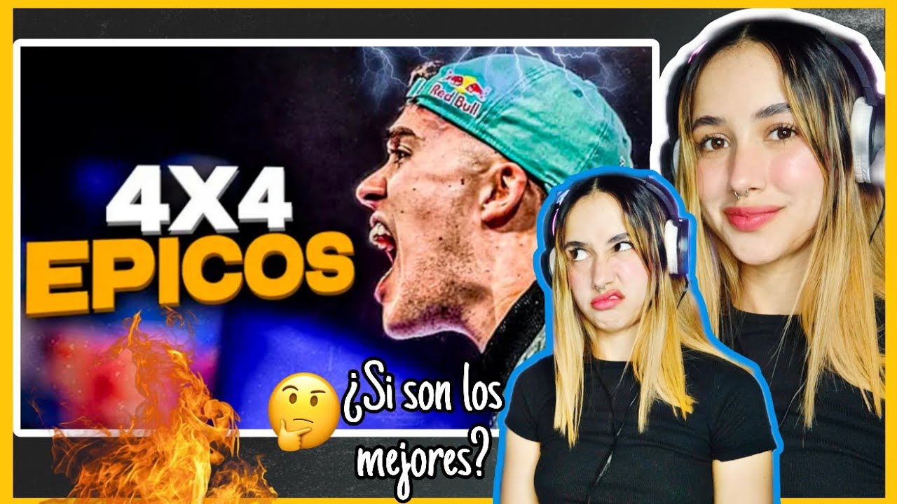 Los MEJORES 4&times;4 en FREESTYLE🤯 (Jireh reacciona) 