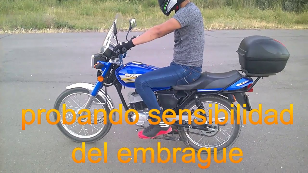 SUZUKI AX 100cc 2016 2T PROBANDO EMBRAGUE 720p HD 😎😎😎