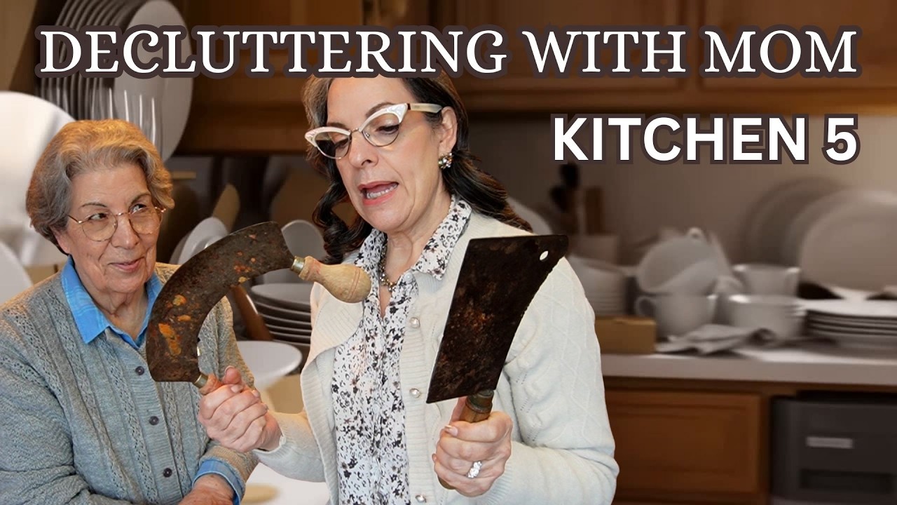 Decluttering With Mom || Kitchen 5 ||