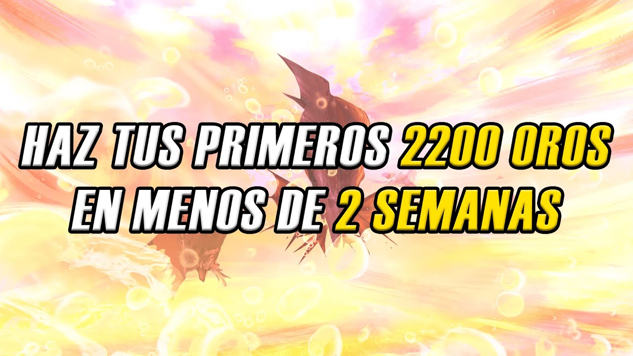 Haz tus primeros 2000 oros en dos semanas