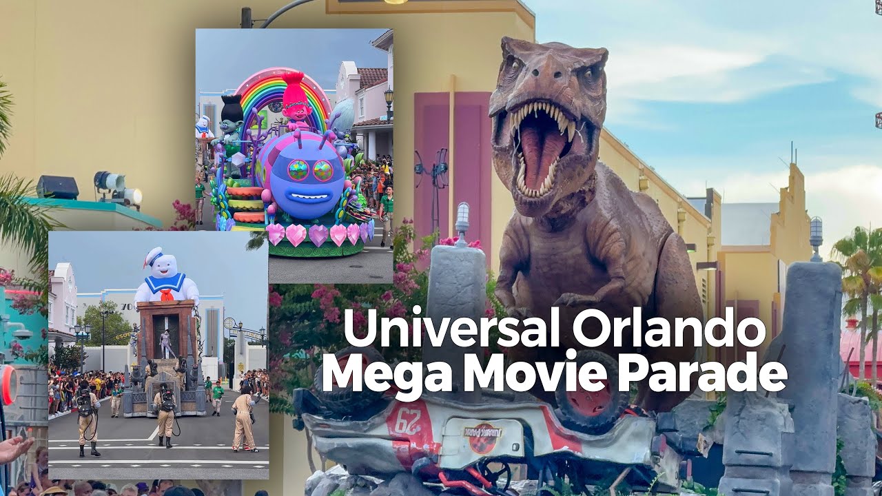 Universal Mega Movie Parade — JAWS, E.T., Trolls, Jurassic Park & More 🌎