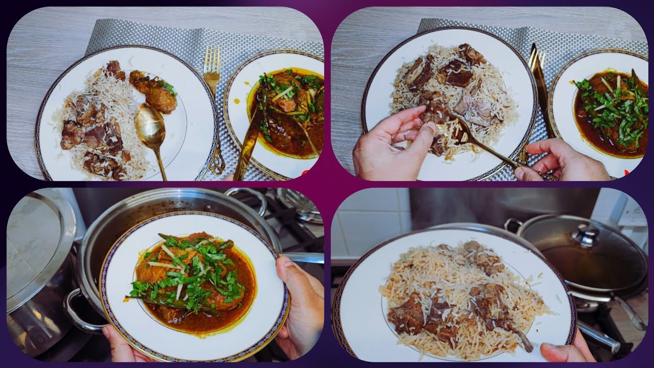 Lamb pulao and Chicken korma Easy and extremely delicious 😋 