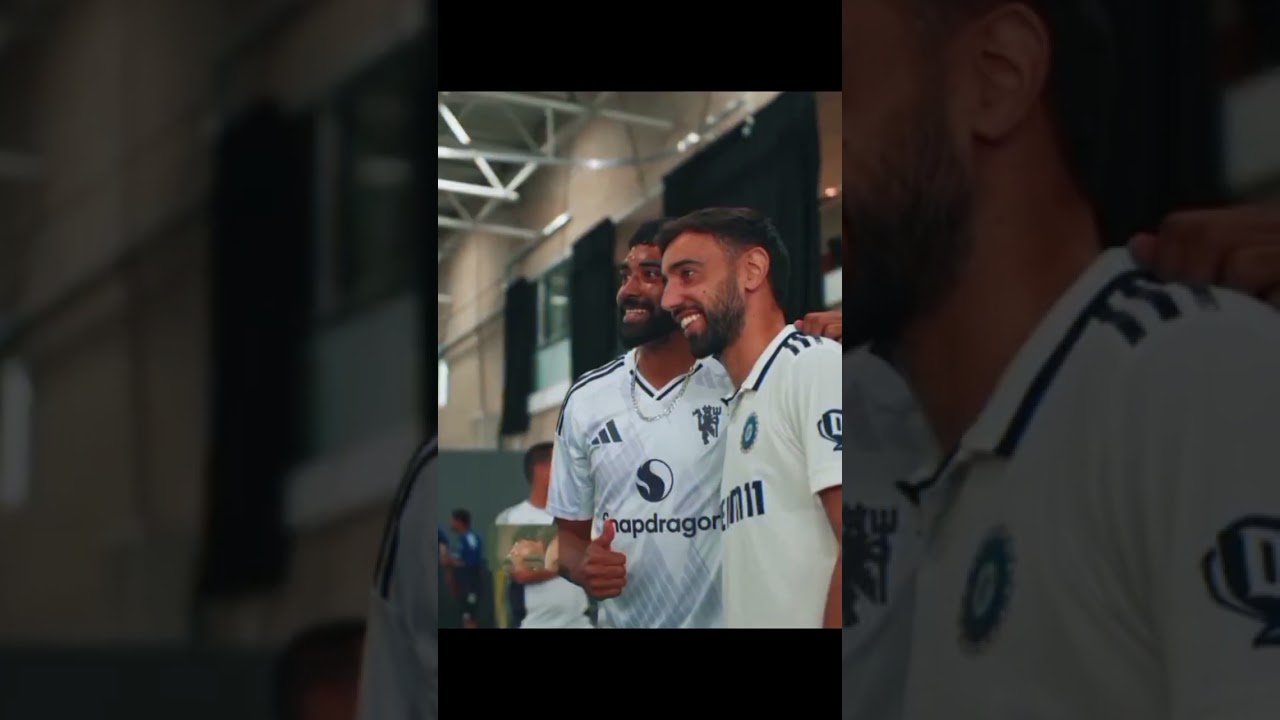 Most Unexpected Collab Of 2025 🥶Indian cricket team and Manchester United #shorts #sg #viral #funk