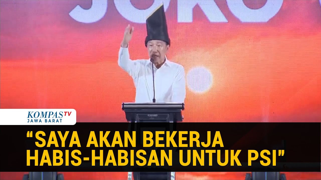 Menggebu! Jokowi di Rakernas PSI 2026: Saya Akan Habis-Habisan untuk PSI