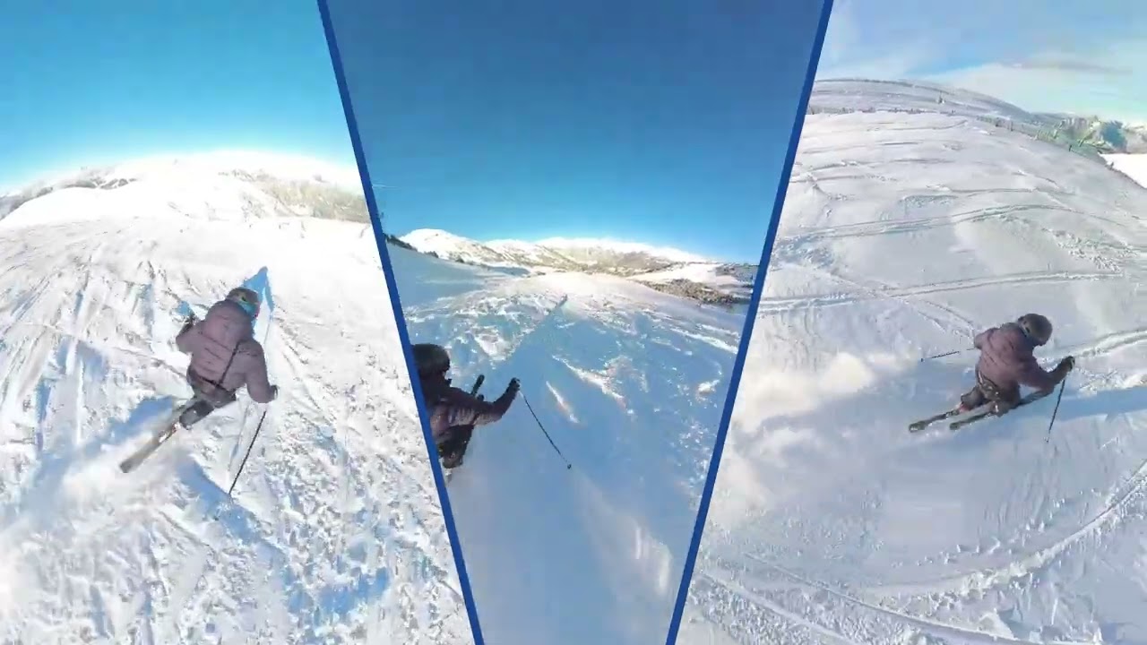 Telemark ski 3 screens  -  Andorra