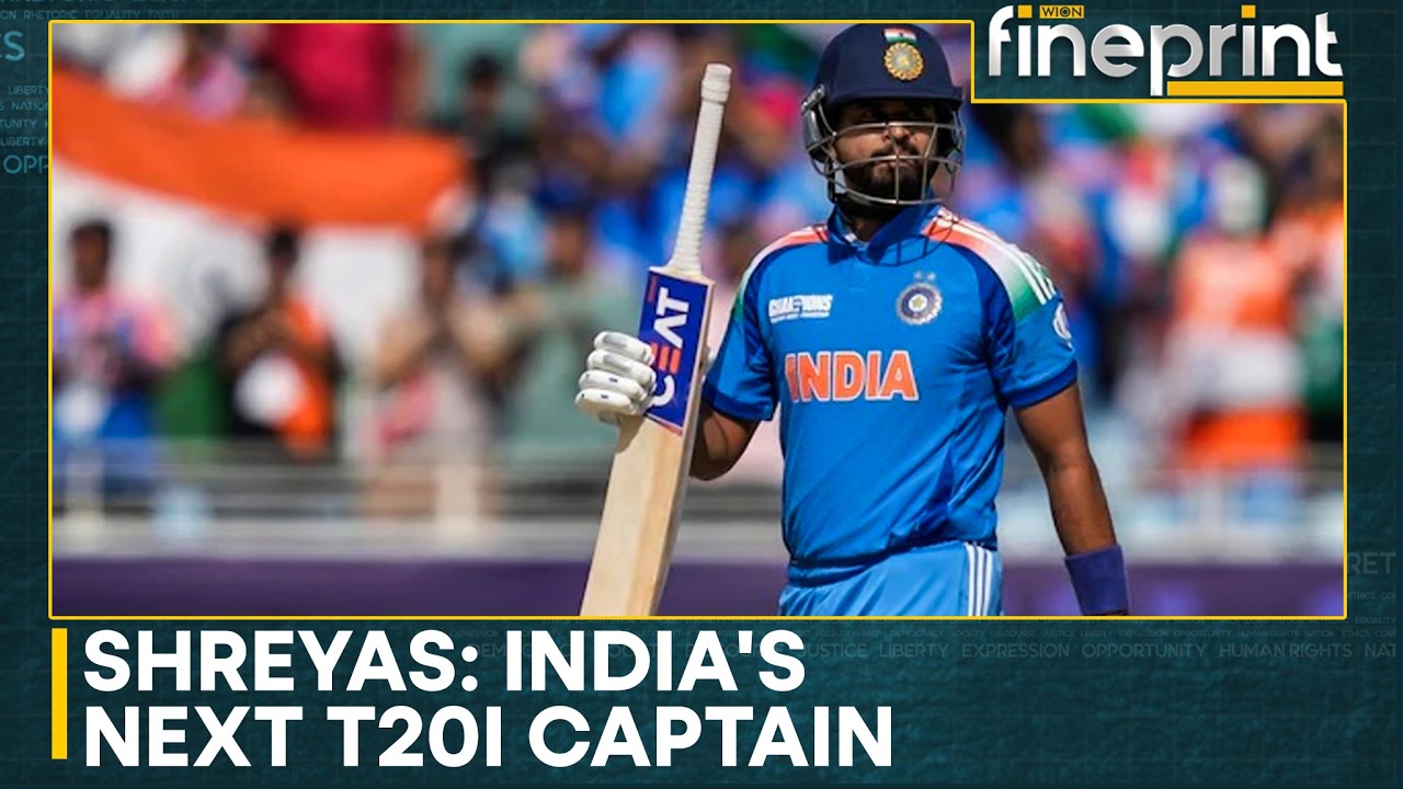 India T20: Shreyas Set To Be Names India's T20I Captain | WION Fineprint