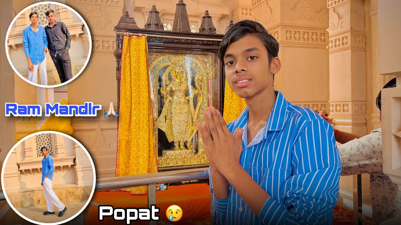 Ayodhya Ram Mandir Gaye 😍 But Popat ho Gaya 