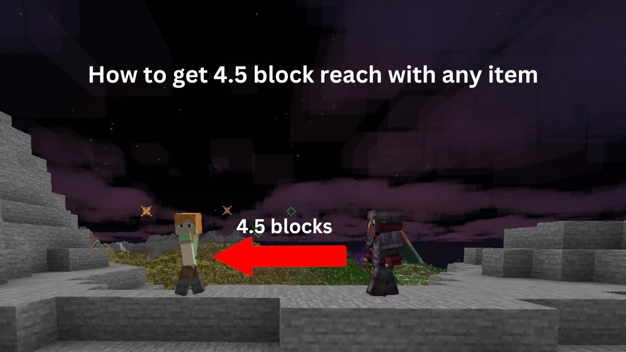 How to get 4.5 block reach with any item (Triple swapping)