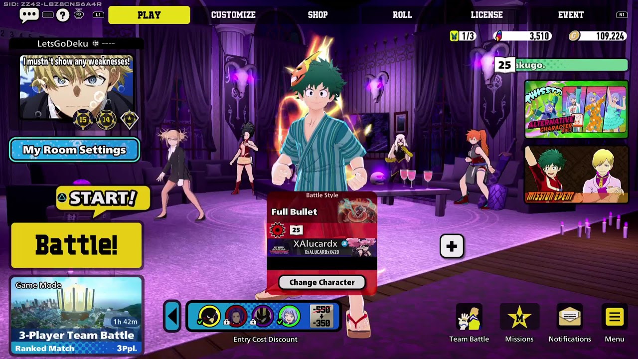 🔴 My Hero Ultra Rumble 💥 Ranking Up & License Grind 💯 Having SomeFun 🤪