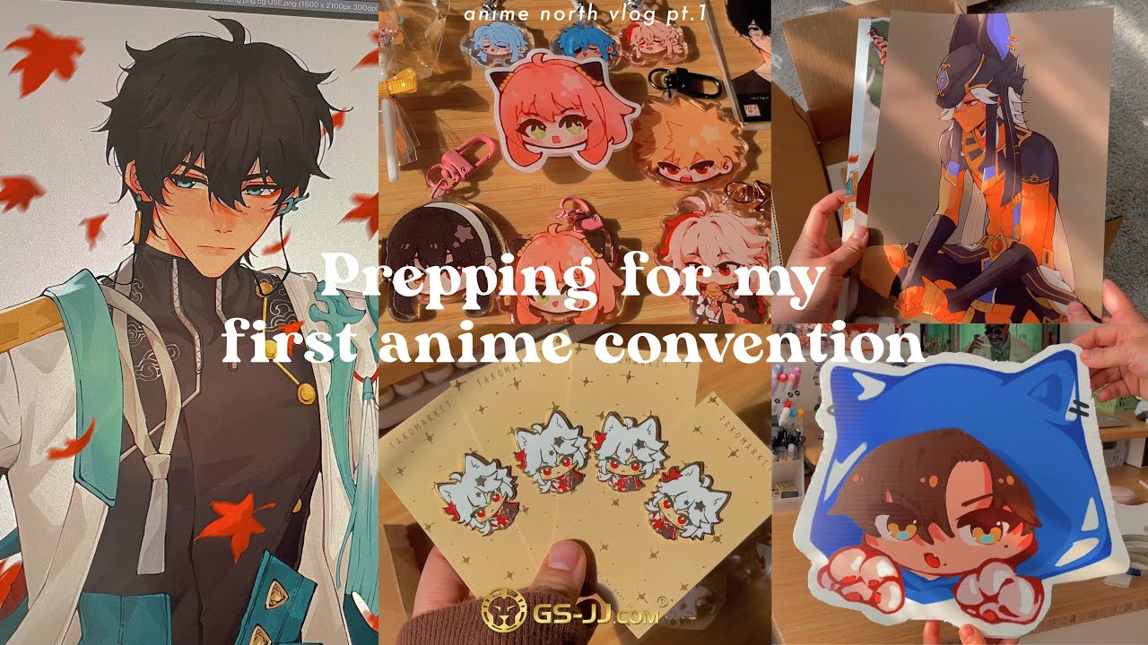 studio vlog 🎋✨ prepping for my first anime convention ! ft. GSJJ