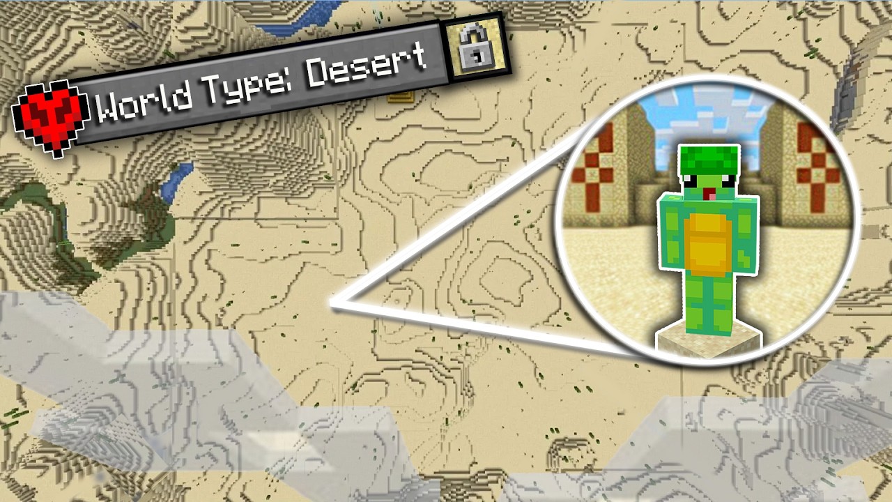 Beating Desert Only Hardcore Minecraft?