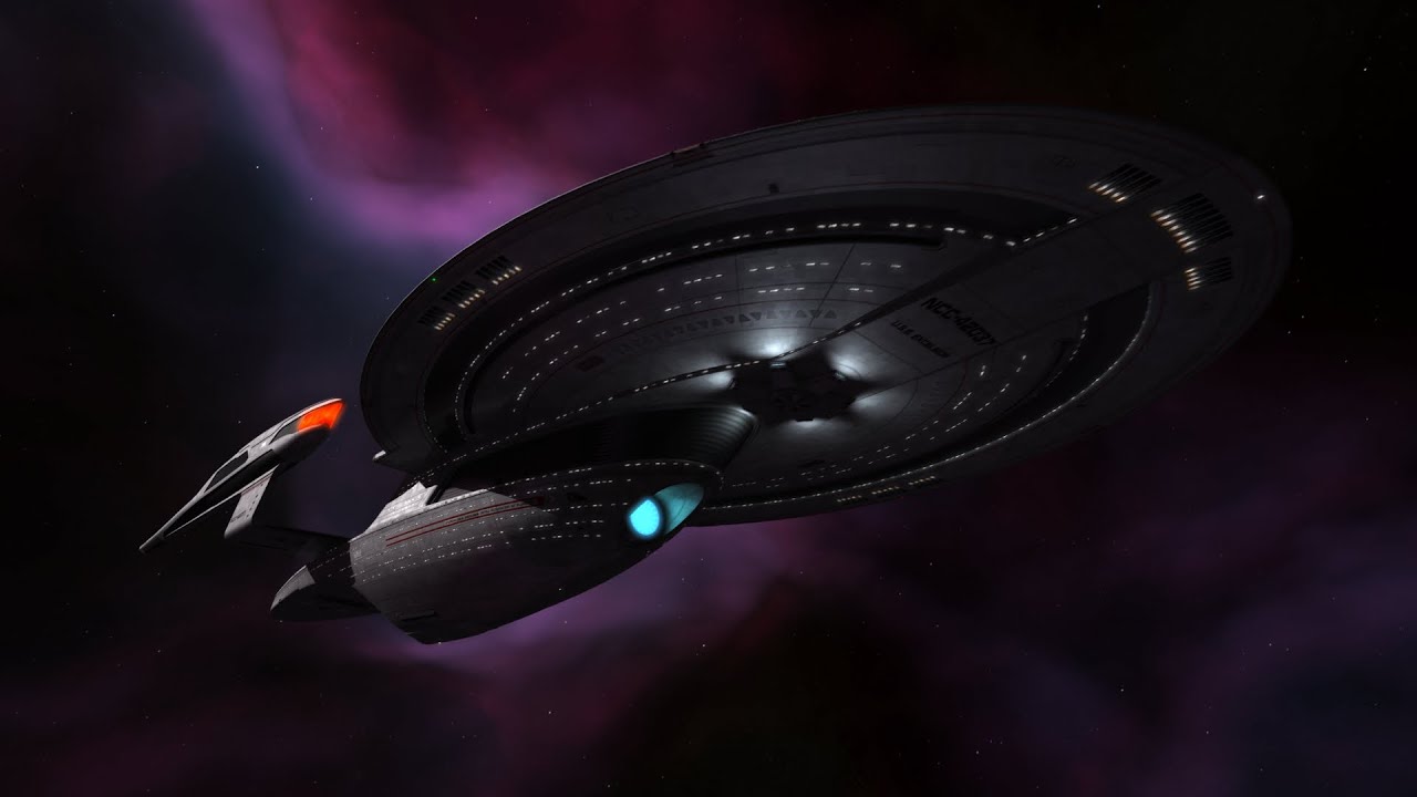 Star Trek Excelsior II Class Flypast