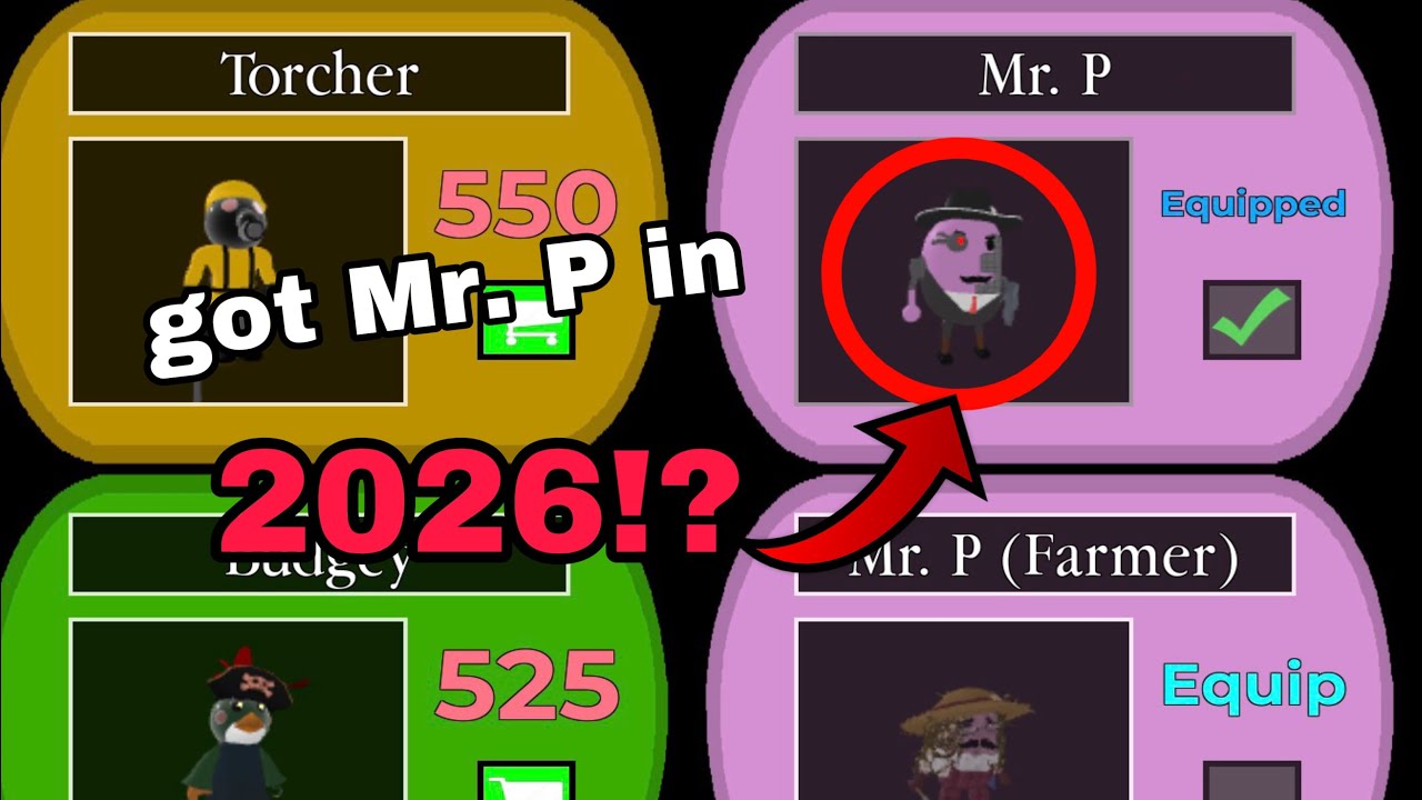 getting Mr. P in 2026￼?!
