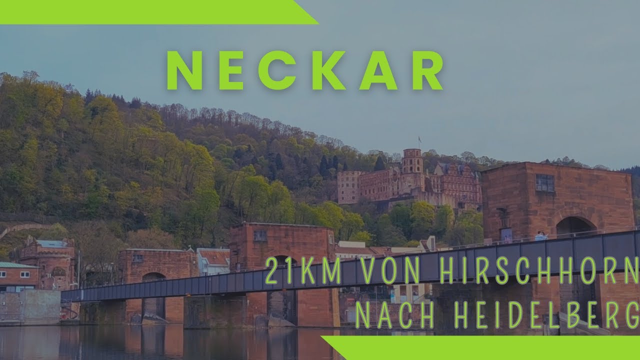 2024 Пакрафт на Неккаре: 21 км на веслах от Хиршхорна до Гейдельберга с Anfibio и MRS
