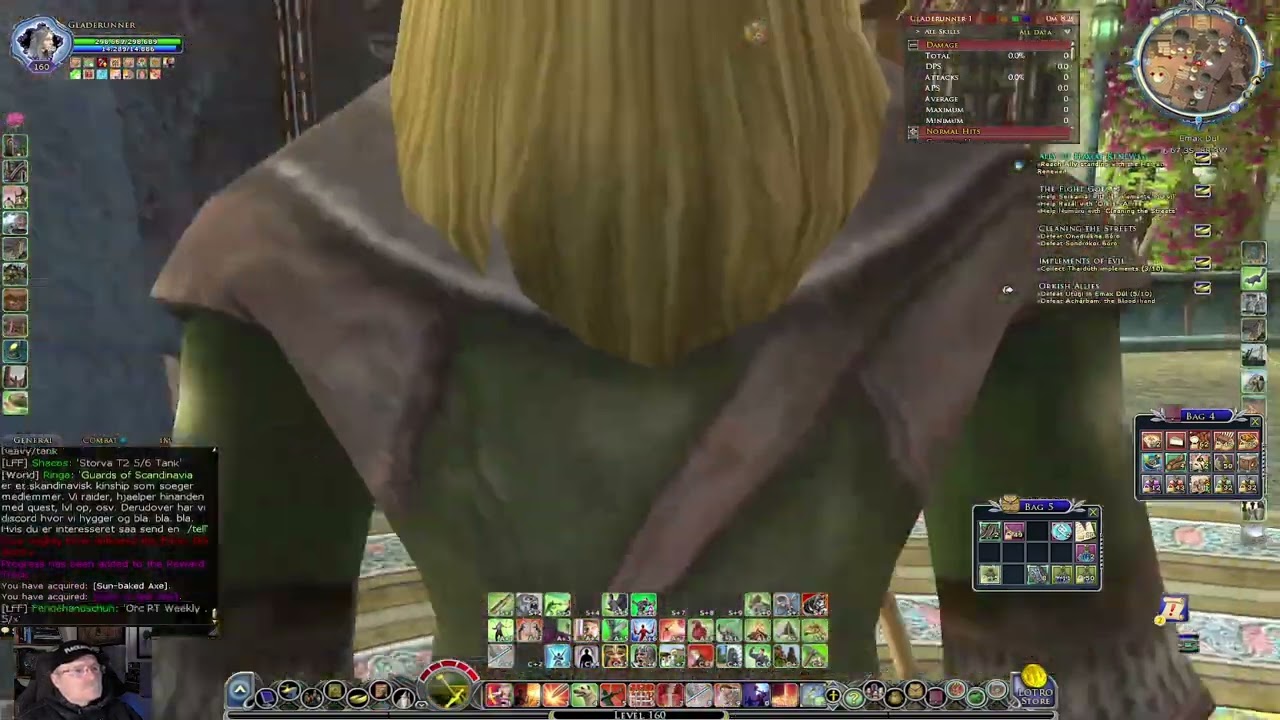 LOTRO - Lord of the Rings Online - Gladerunner in Harad - Still away off the finish of this area.