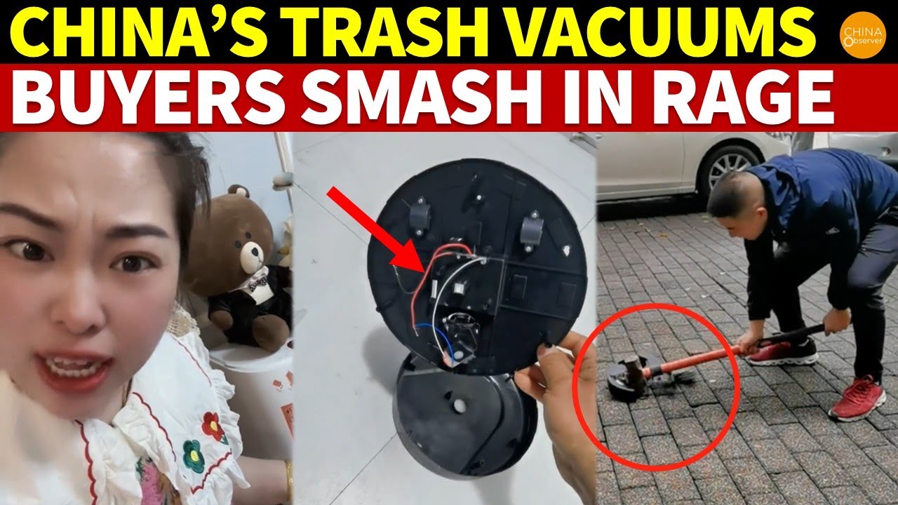 China's Robot Vacuums Are Garbage, Enraging Buyers to Smash Them. Would You Dare Buy?