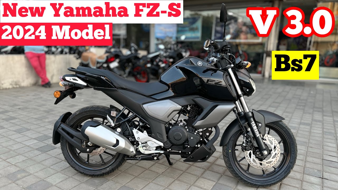 2024 Model Yamaha Fzs v3 Black Color Review | On Road Price | yamaha fzs v3 | yamaha fz