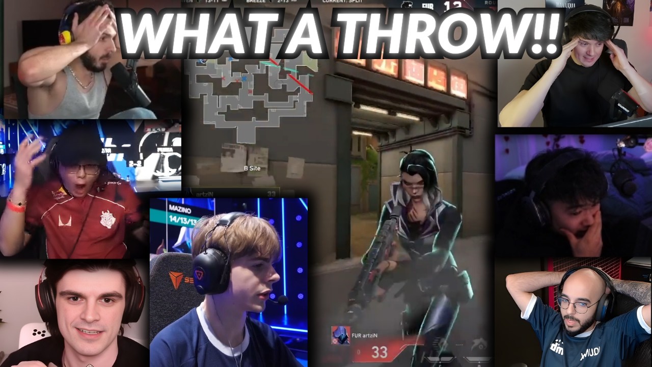Valorant Streamers React To MIBR Verno’s INSANE WHIFF On FUR Artzin