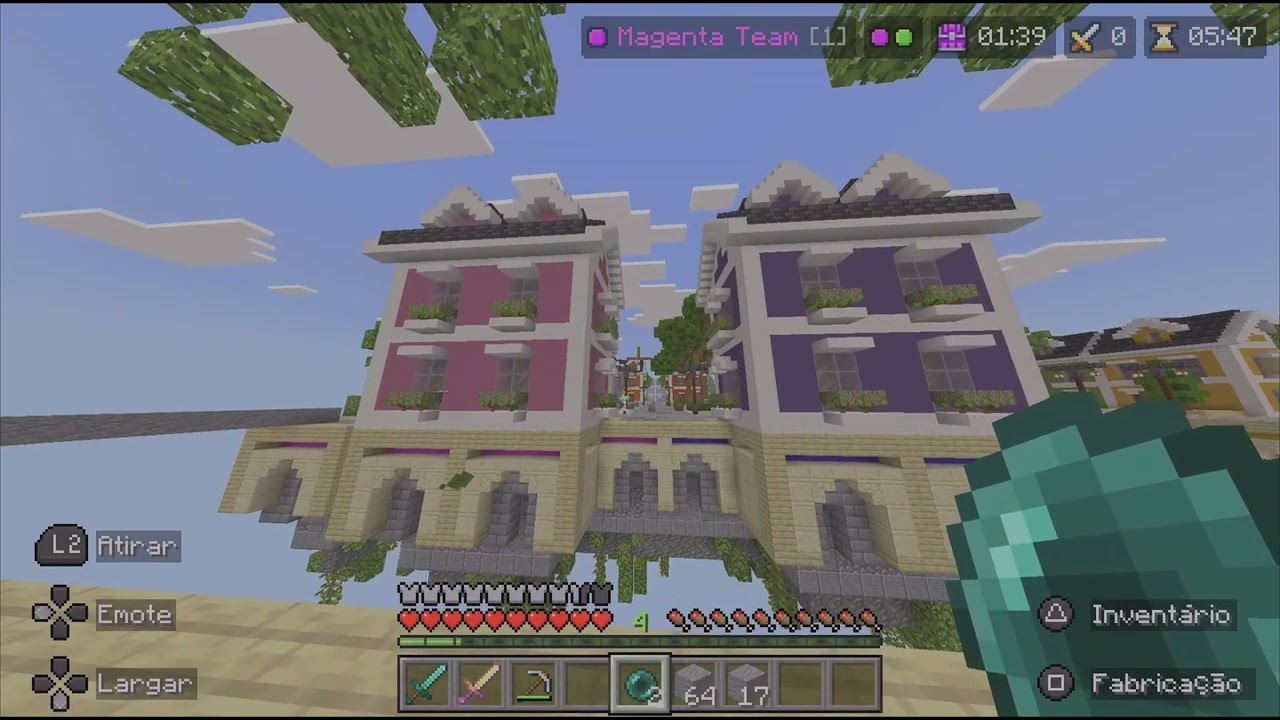 Minecraft Skywars  outra vez 😀