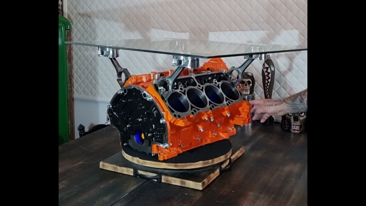 Motortisch Dodge 6.4l "ORANGE" SRT8