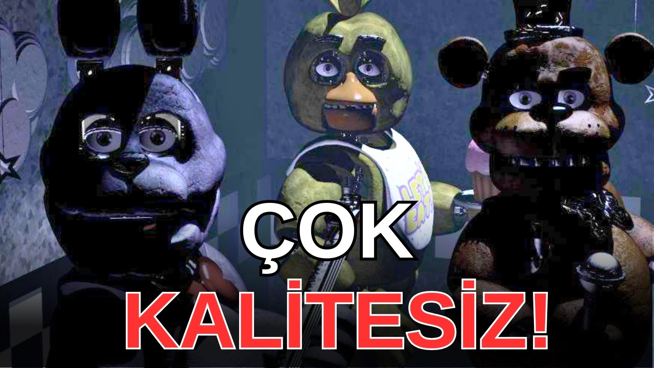 FNAF 1 PİZZACISI NE KADAR DONANIMLI I BERBAT I