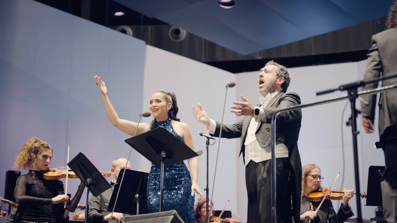 José Manuel Zapata, Míriam Cantero y la Orquesta de Extremadura - Los Campanilleros (directo)