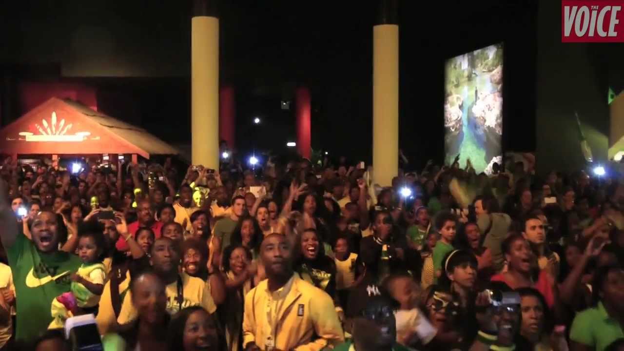 Jamaica 50 at the O2 Centre Celebrates Usain Bolts 100m Olympic Win