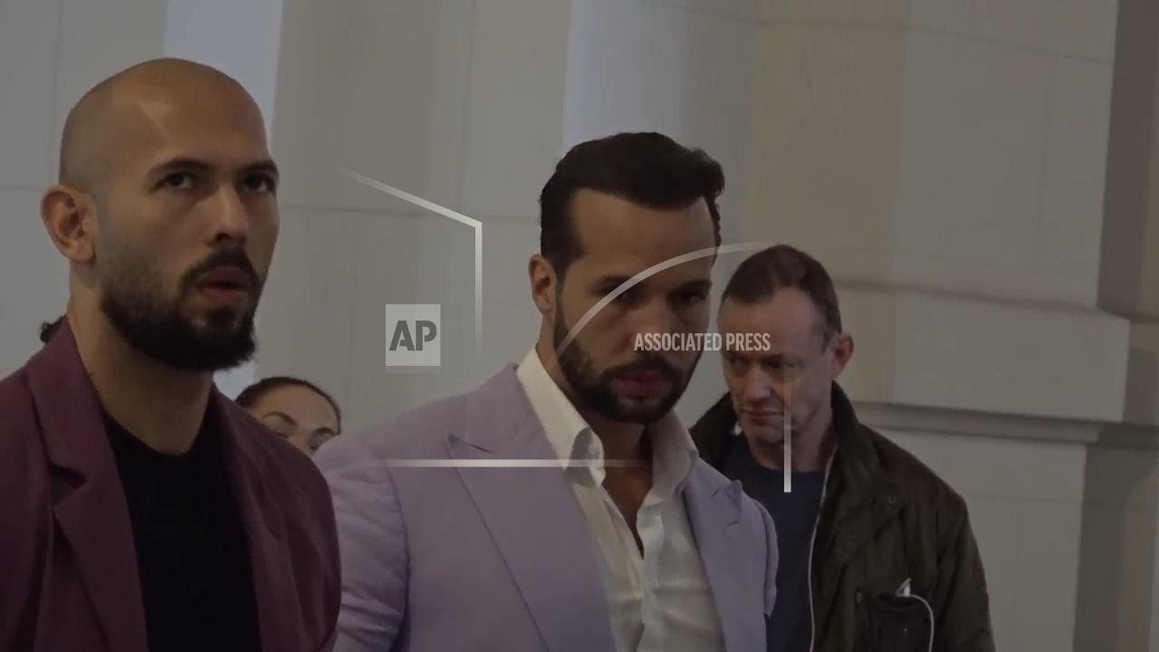 Romanian court rules human trafficking case against Tate brothers can't go to trial