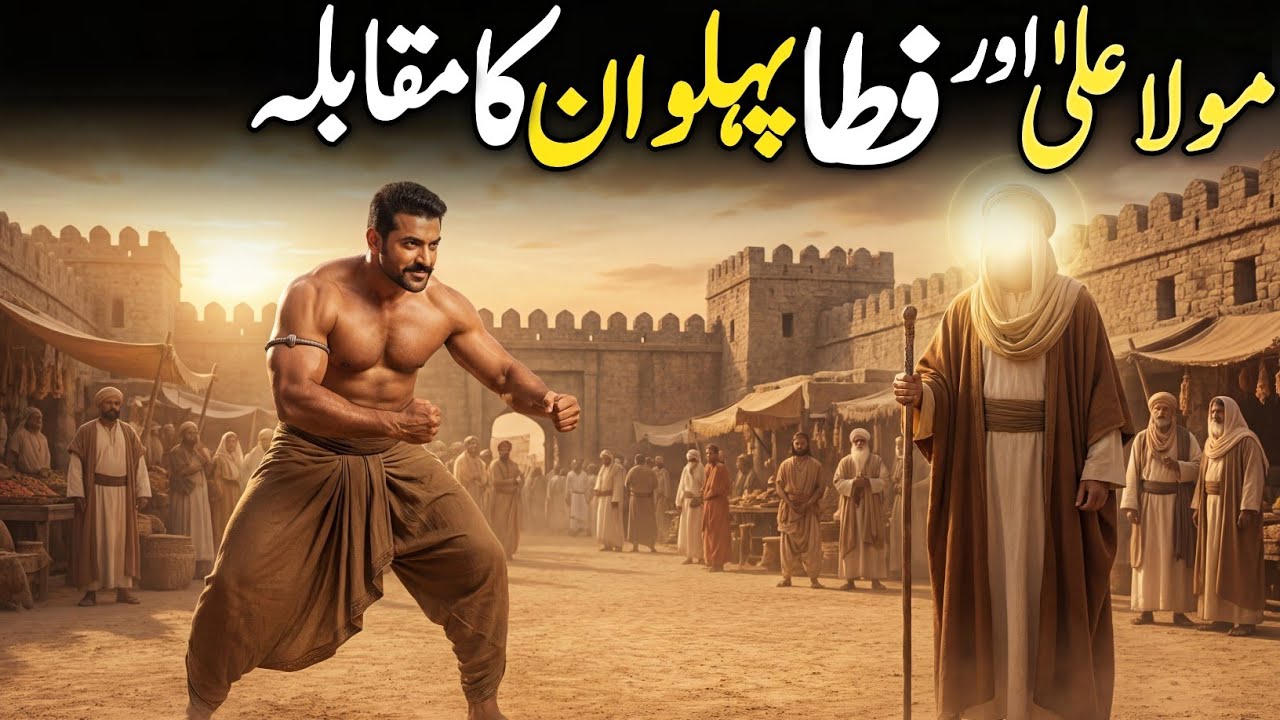 Mola Ali Aur Fatta Pehlwan Ka Mukabla | Mola Ali Vs Fatta | Hazrat Ali Ka Waqia