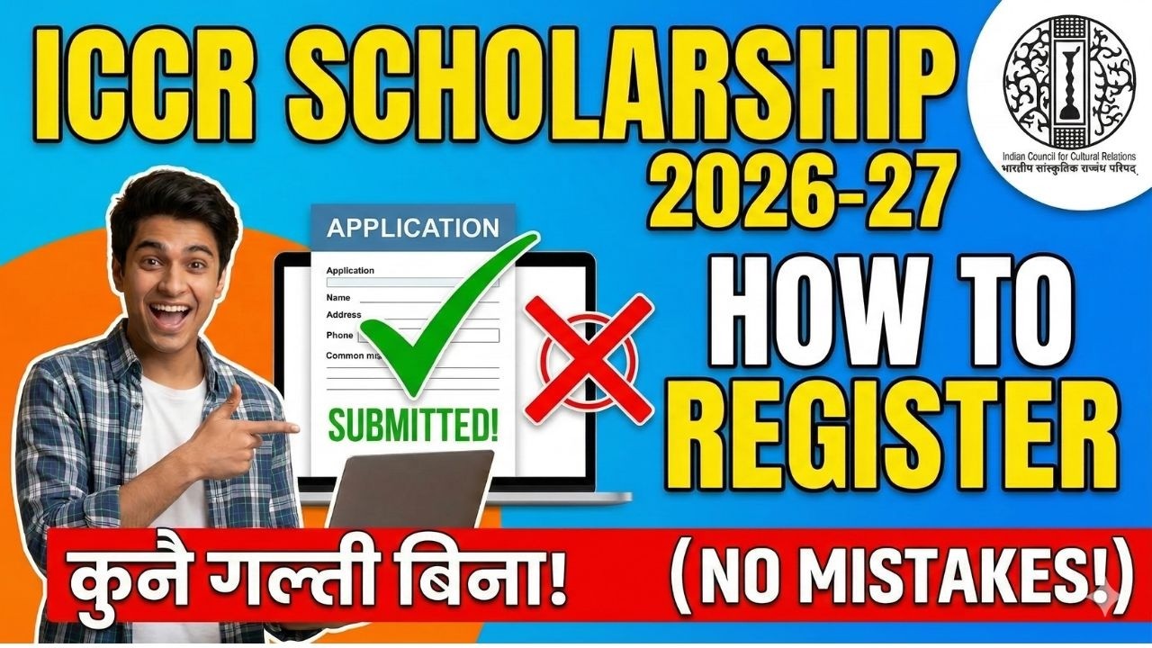 Part-2 | End To End Registration Process of ICCR | How to Register for ICCR Scholarship