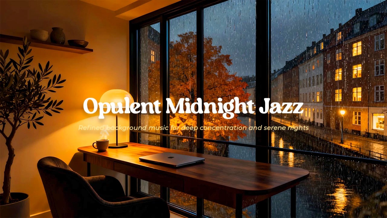 Relaxing Night Jazz for Study Focus, Deep Work, and Sleep Music