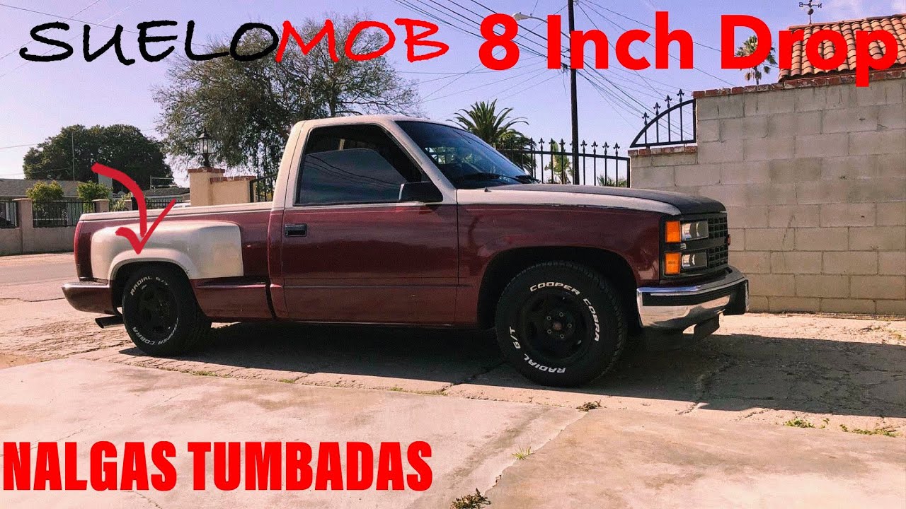 Lowering The OBS Silverado | FlipKit 8 Inch Drop Silverado