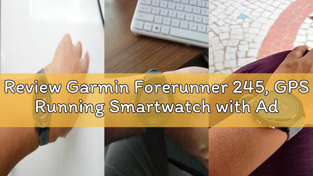 Review Garmin Forerunner 245, GPS Running Smartwatch with Advanced Dynamics, Slate Gray