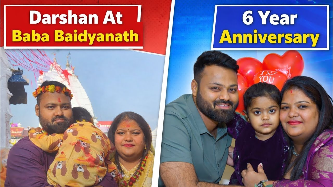 Baba Baidyanath Jyotirlinga Darshan and 6 year Anniversary Celebrate At Hotel.