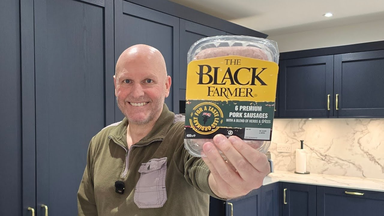 BLOWN AWAY Trying The Black Farmer Premium Pork Sausages 