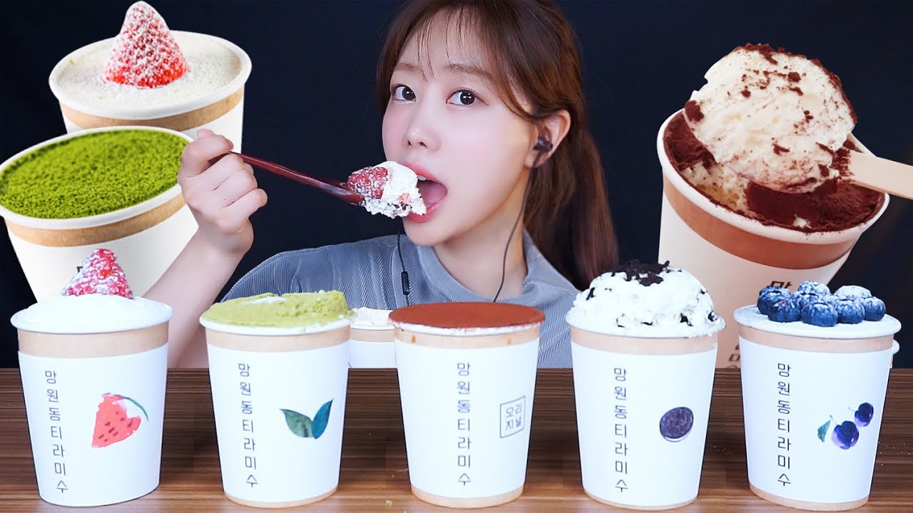 ASMR 크림 한가득 망원동 티라미수 종류별로 먹방 😋 ( TIRAMISU & CAKE & DESSERT MUKBANG EATING SHOW )