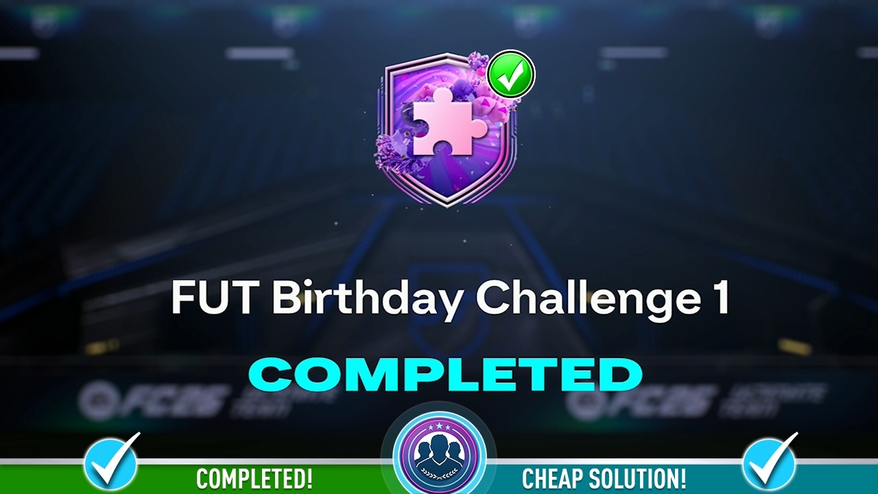 Задание FUT Birthday Challenge 1 SBC выполнено &mdash; недорогое решение и советы &mdash; FC 26