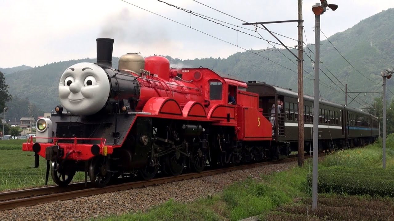 大井川鉄道 きかんしゃジェームス号 運行初日 【James the Red Engine Steam Train】
