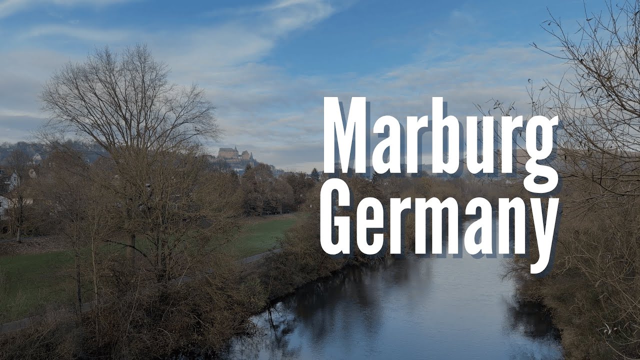 MARBURG SÜD, Germany 4K Walking Tour | City Walk with Captions | Stadtspaziergang mit Untertiteln