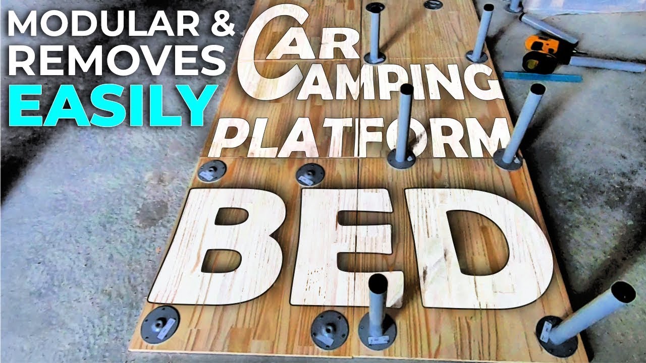 Car Camping Platform Bed | REMOVES EASILY & MODULAR