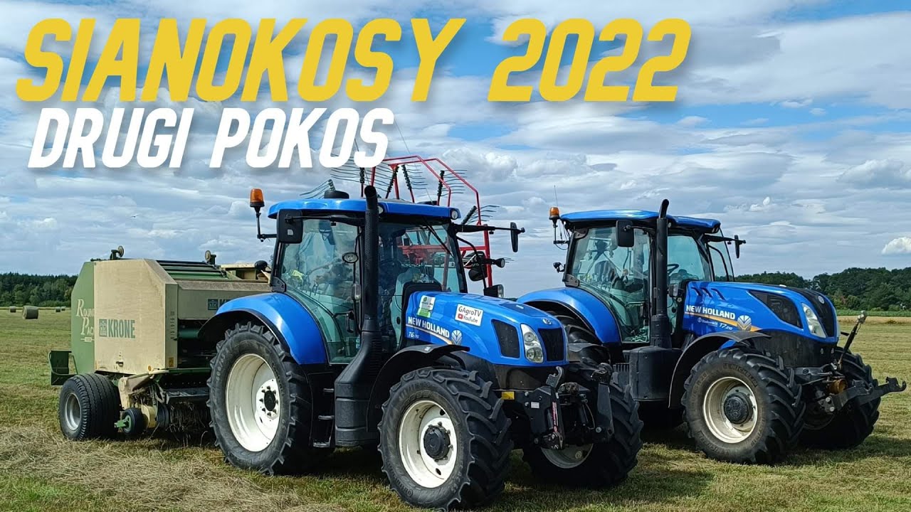 Sianokosy 2022 |New Holland|Kverneland| Krone [vlog#177]